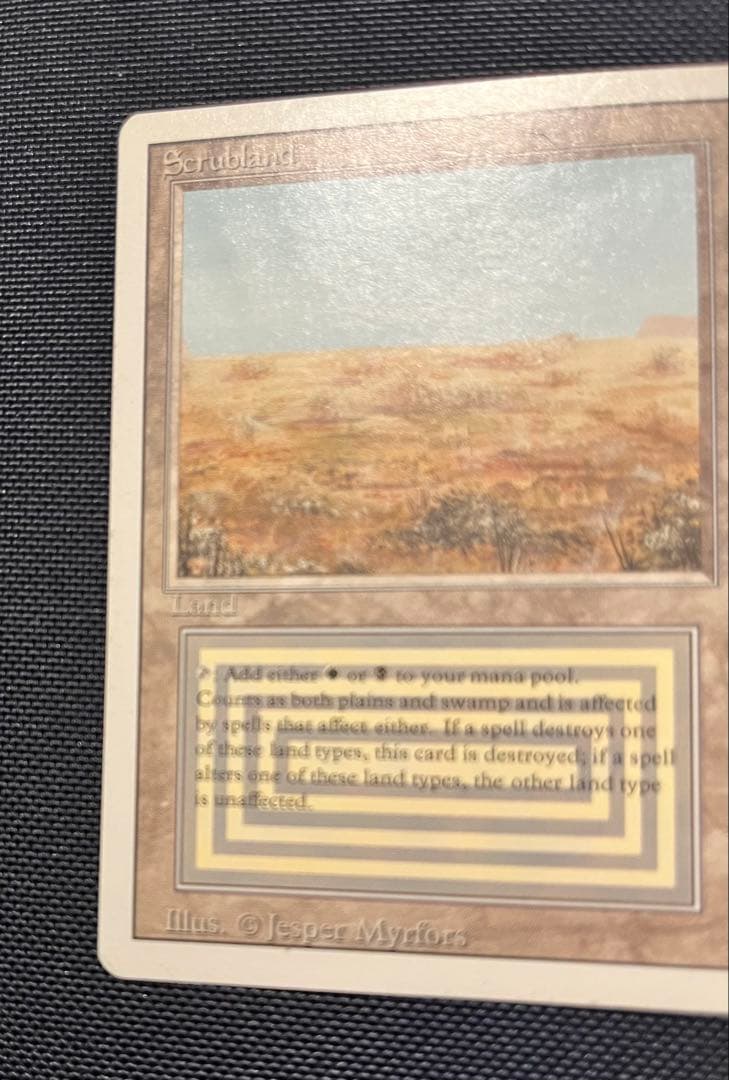 MTG 英語版Scrubland スクラブランド デュアルランド