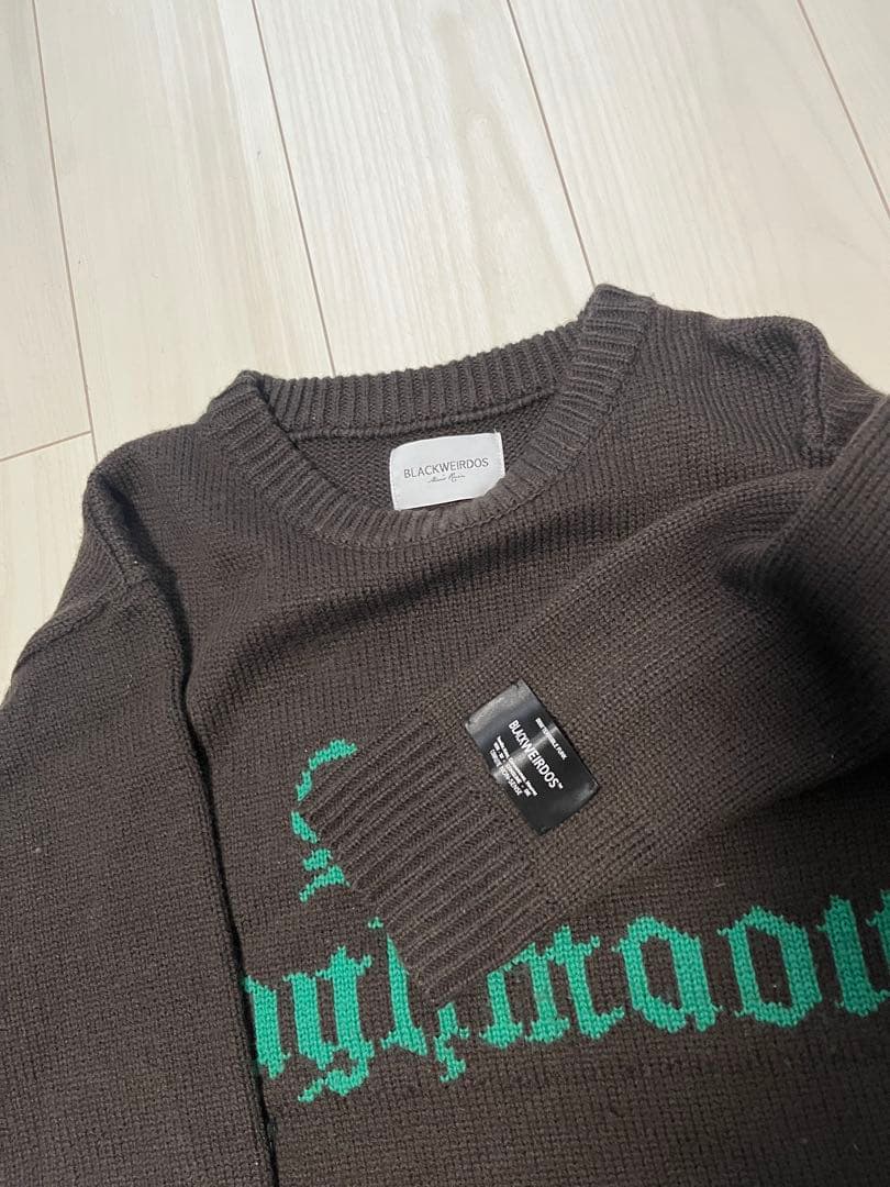 Black Weirdos ニット グランジ archive y2k