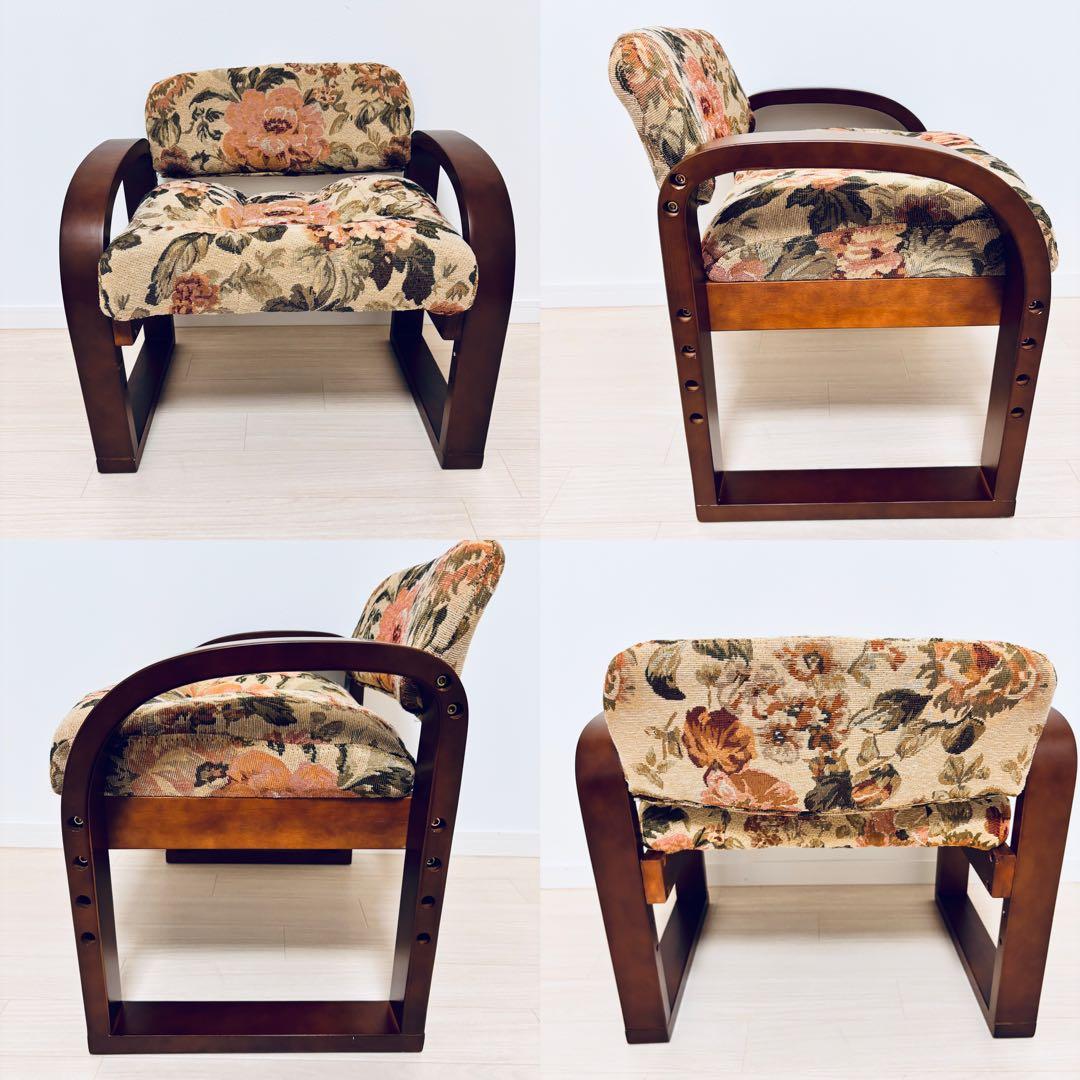 武田コーポレーション　リラックス 木製　座椅子　2脚セット　高座椅子