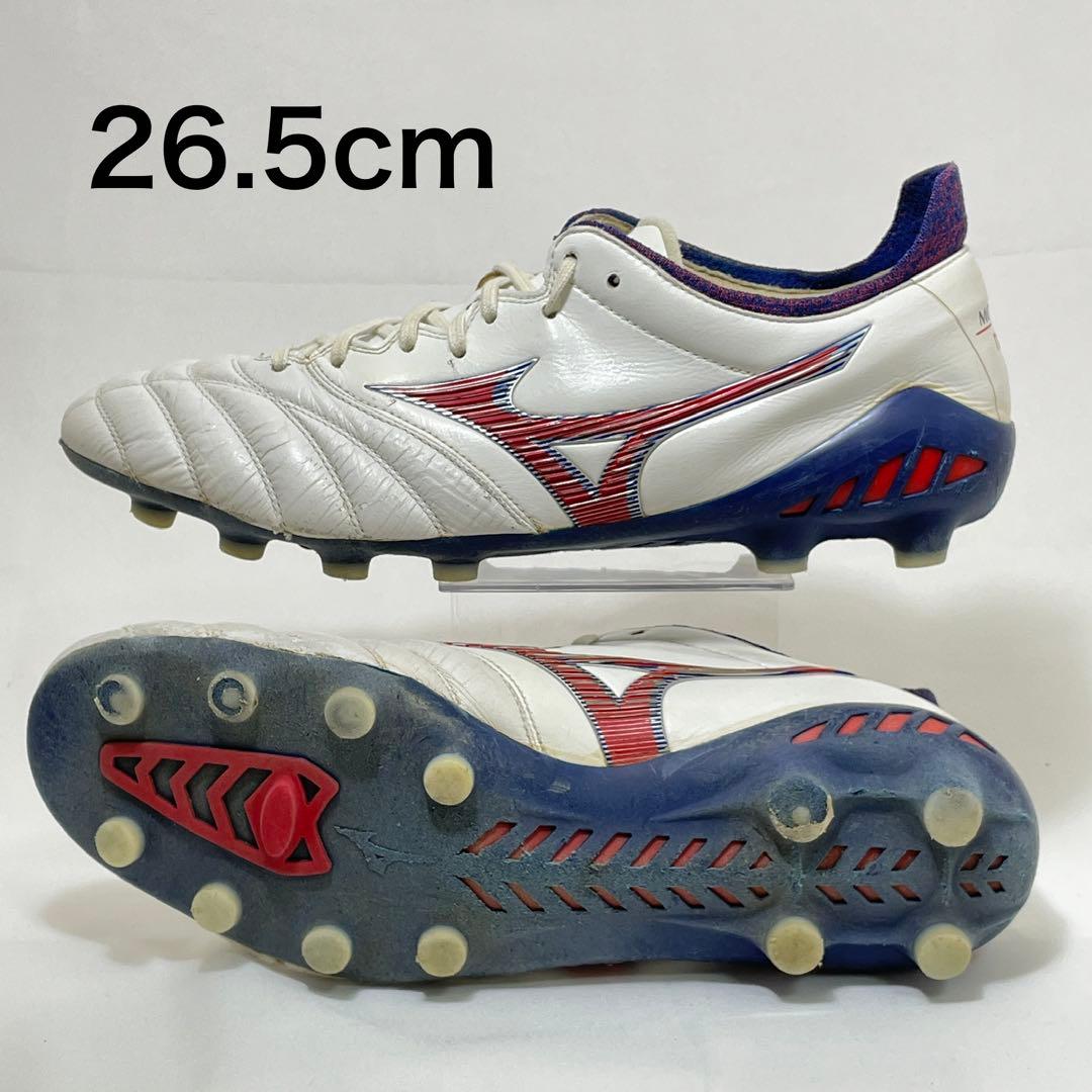 ミズノ モレリアネオ3 JAPAN(ホワイト×レッド) 26.5cm