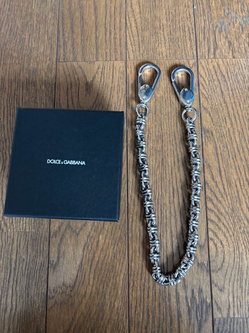 DOLCE & GABBANA ウォレットチェーン シルバー