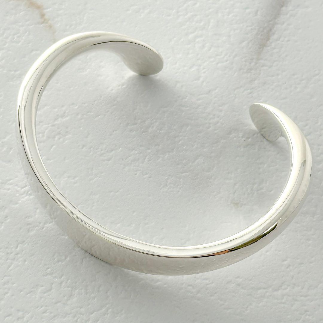 美品　 　バングル　９A　シルバー　925