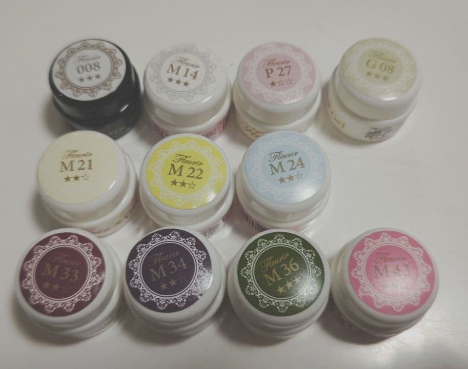 未開封新品を含む フルーリア カラージェル21個セット