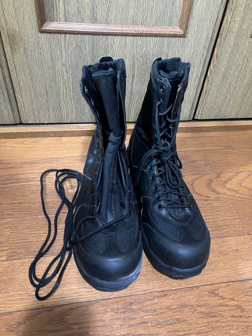 編上げ靴　消防