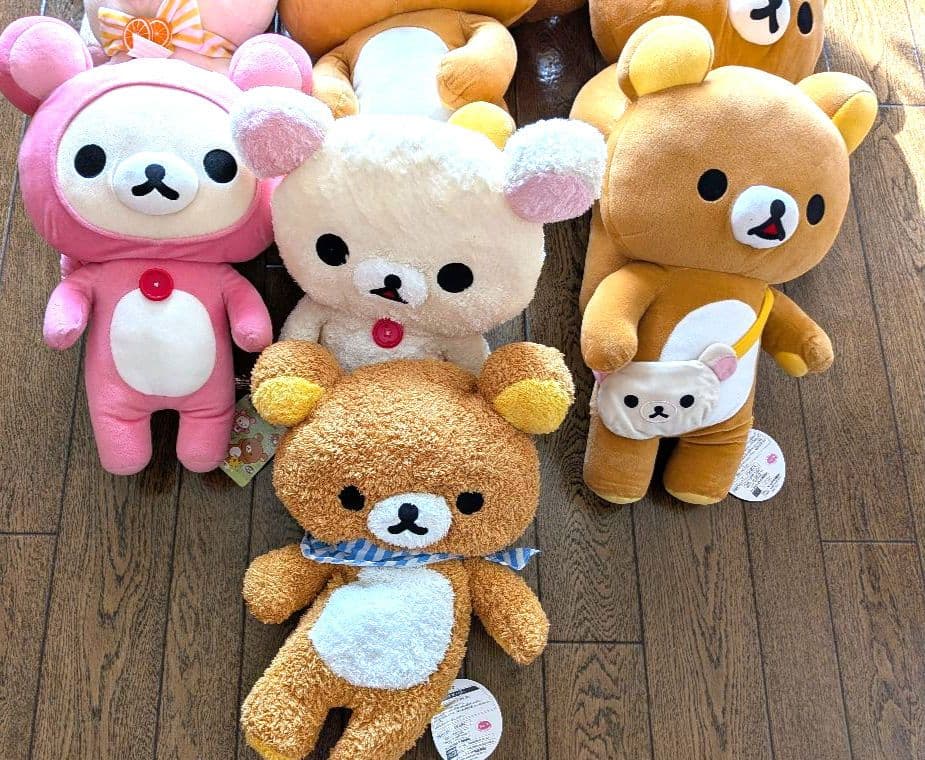 特大リラックマ・コリラックマ ぬいぐるみ 10点セット