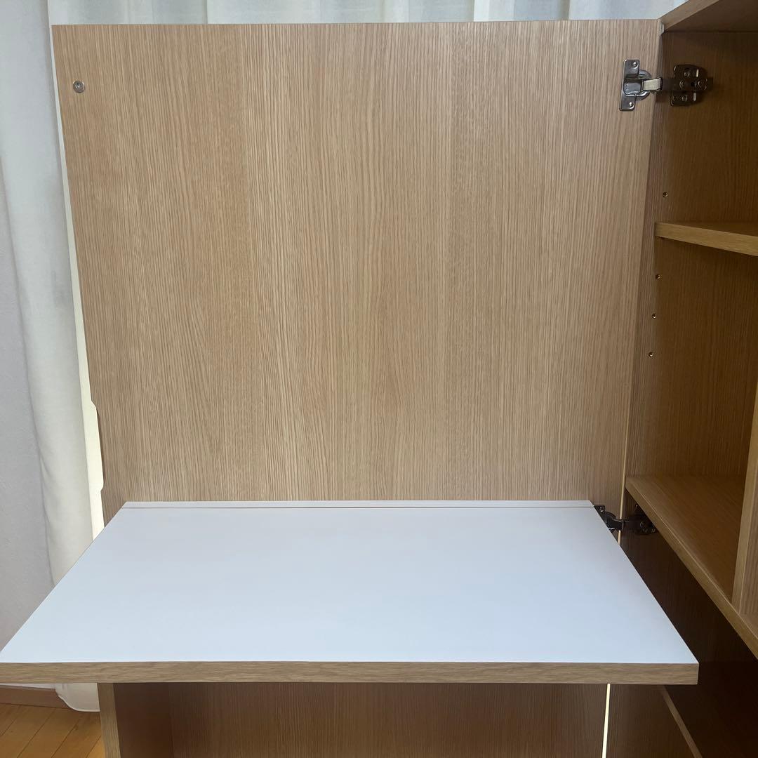 dinos ディノス 移動式デスク シェルフキャビネット 机 リモートワーク