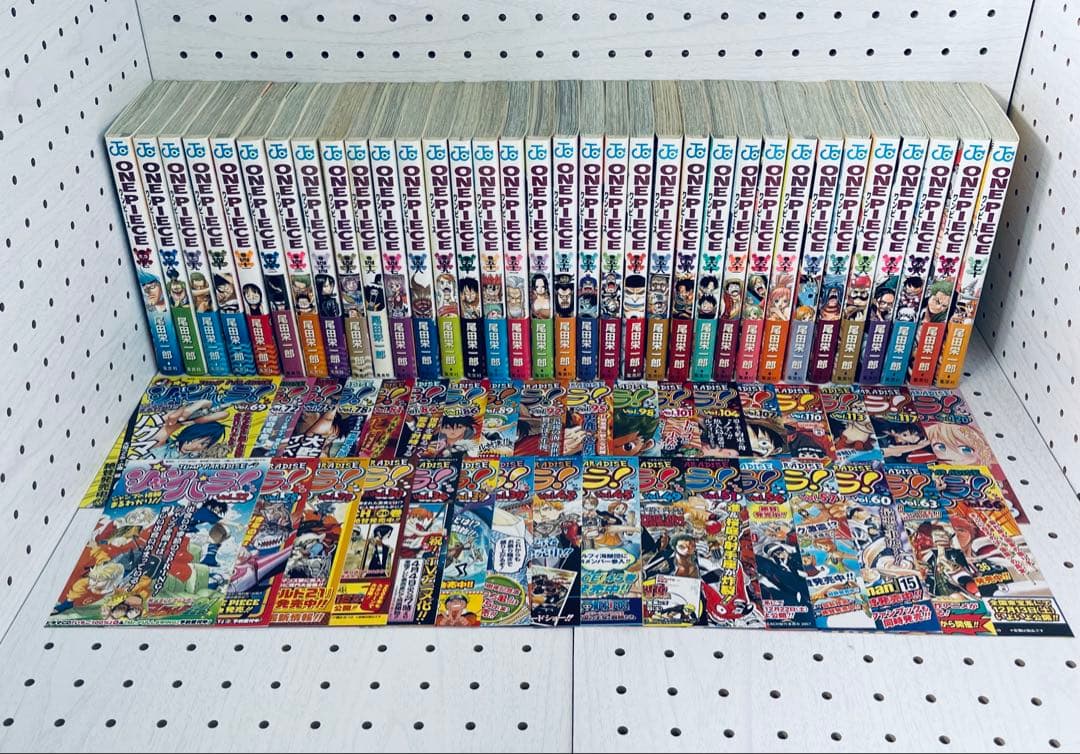 ワンピース　全巻初版　帯☆チラシ全巻 + MEGA ボーナス