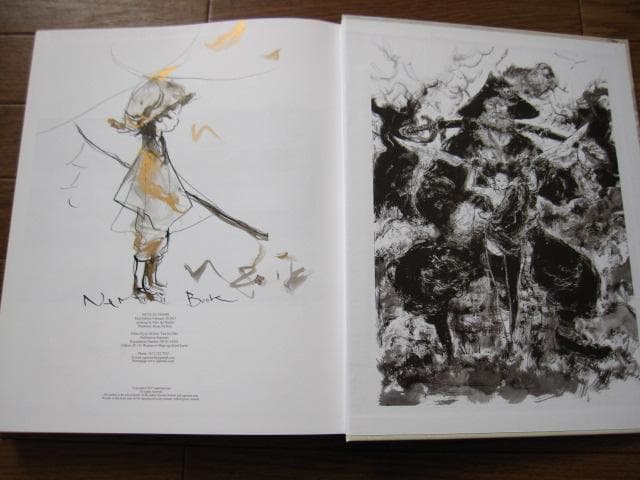 The Nemiri Book　Nicolas Nemiri　直筆サインイラスト