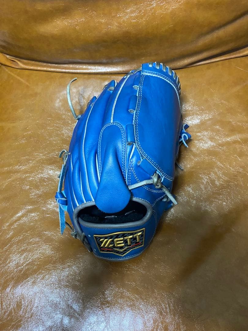 ゼット　プロステイタス　ウェルダーラベル　軟式　投手　グローブ　青柳型