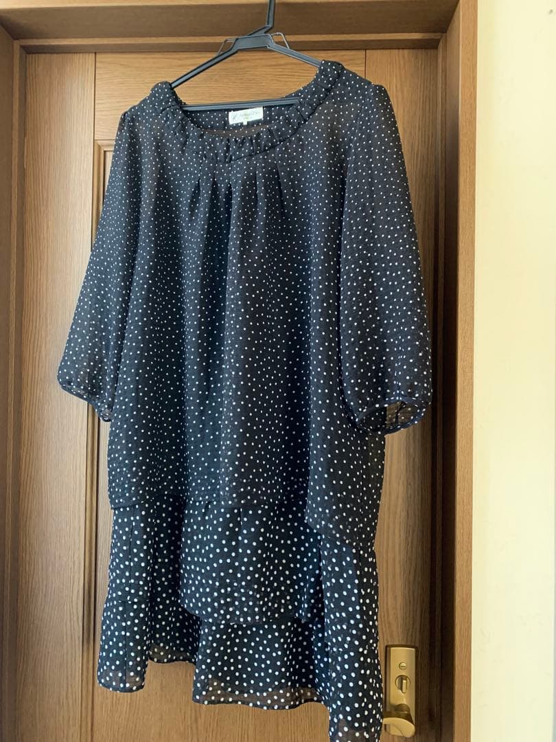 ドット柄チュニック