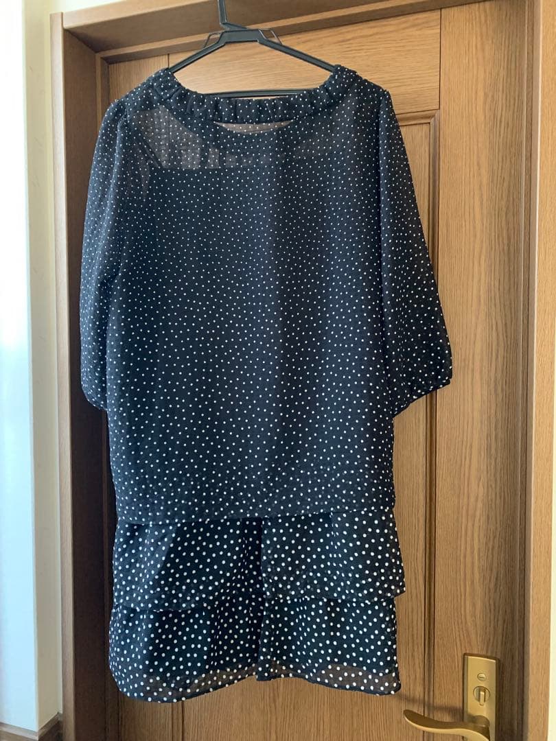 ドット柄チュニック