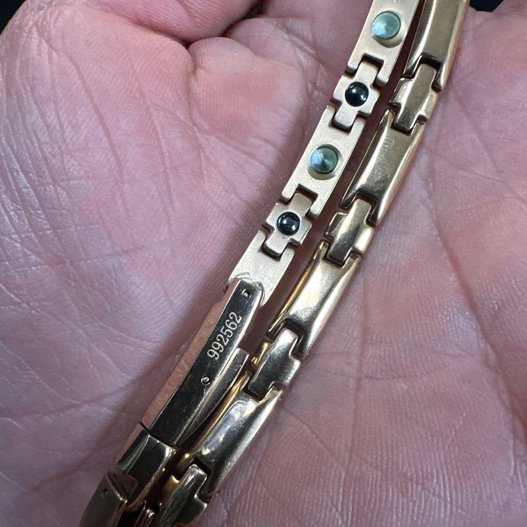 GAMMA ゴールドリンクチェーンネックレス中古　0017