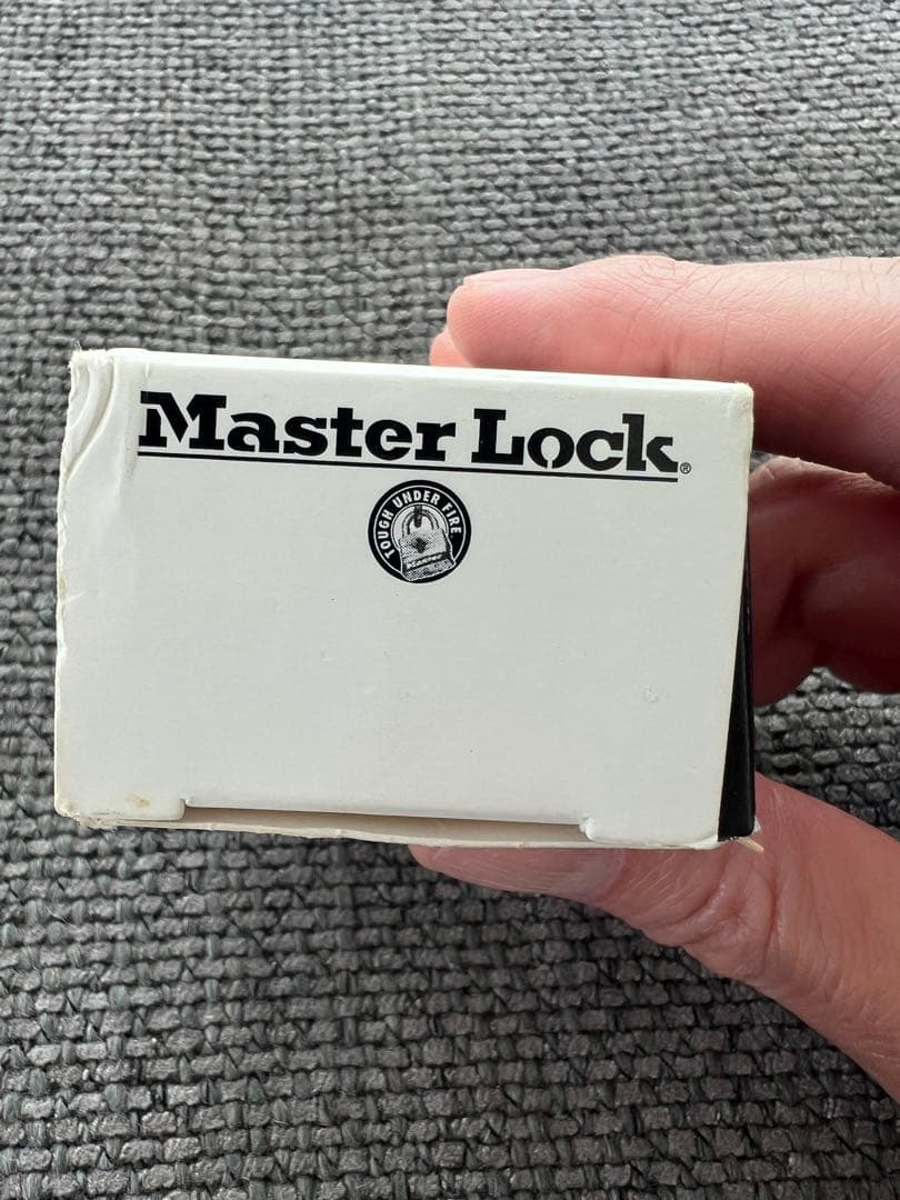 Supreme×Master Lock BLUE 南京錠 DEADSTOCK 青