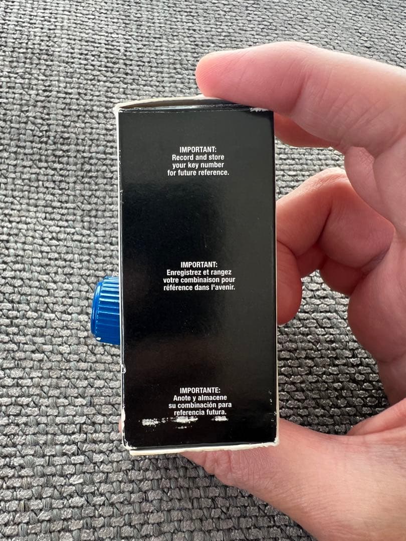 Supreme×Master Lock BLUE 南京錠 DEADSTOCK 青