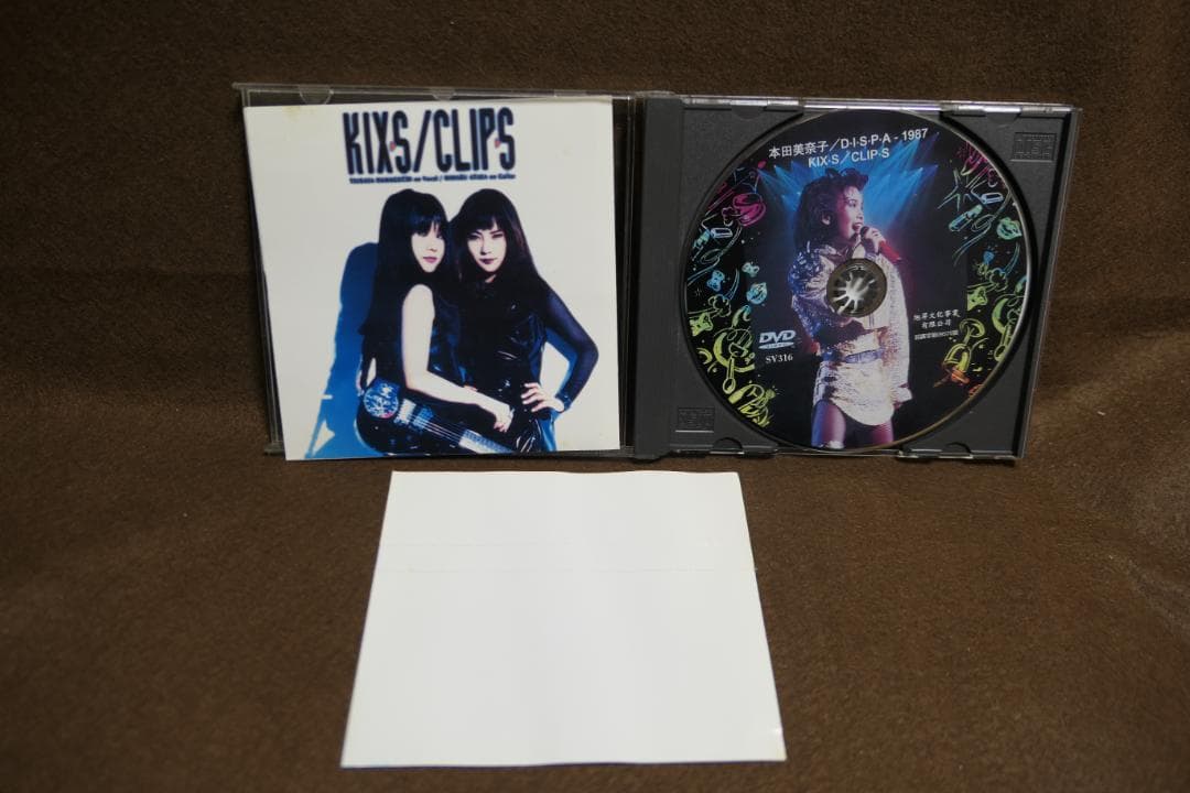 台北盤 DVD　本田美奈子 DISPA 1987 & KIX.S CLIPS
