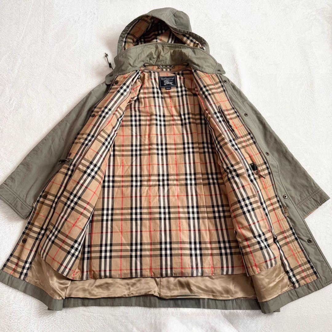 美品　Burberrys ダウンライナー　ノバチェック　モッズコート　袖ノバ
