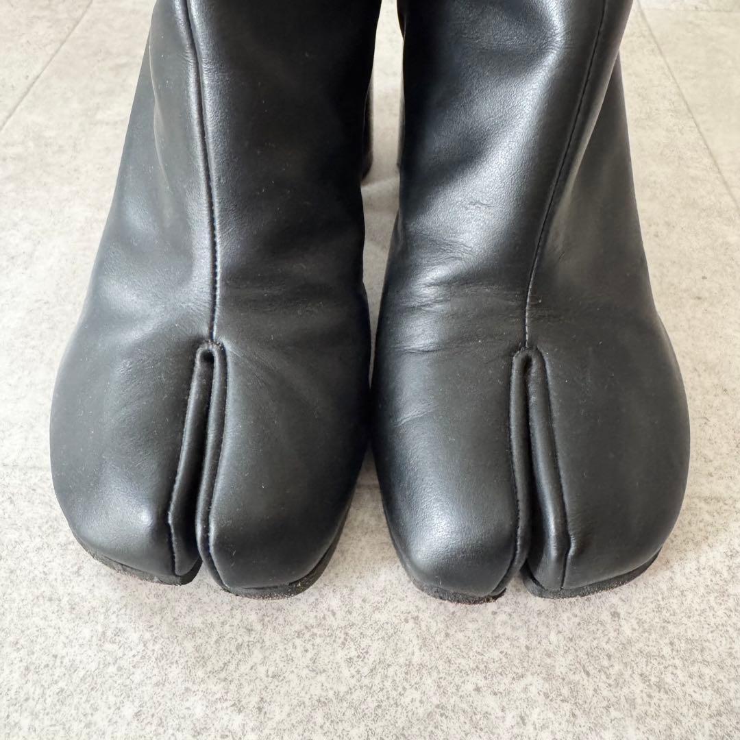 メゾンマルジェラ　足袋　タビブーツ　TABI　ブーティ　ヒール　黒　36