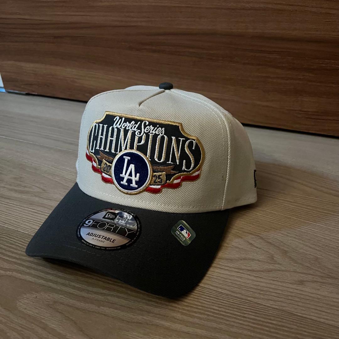 ドジャース 公式2025ワールドシリーズ 選手着用 優勝記念キャップ