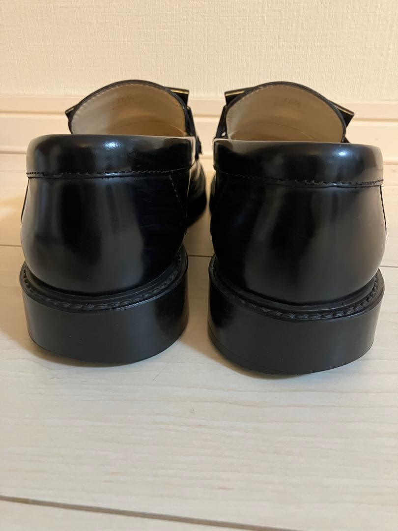 トッズTOD'S ダブルTタイムレスフリンジ ローファー 36.5