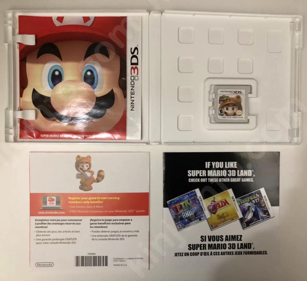 3ds Super Mario 3DLand【中古美品・3DS北米版】