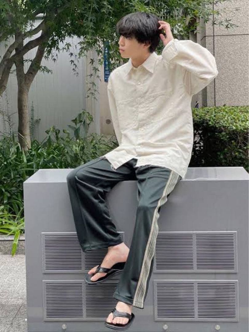 【needles】トラックパンツ ストレート グリーン