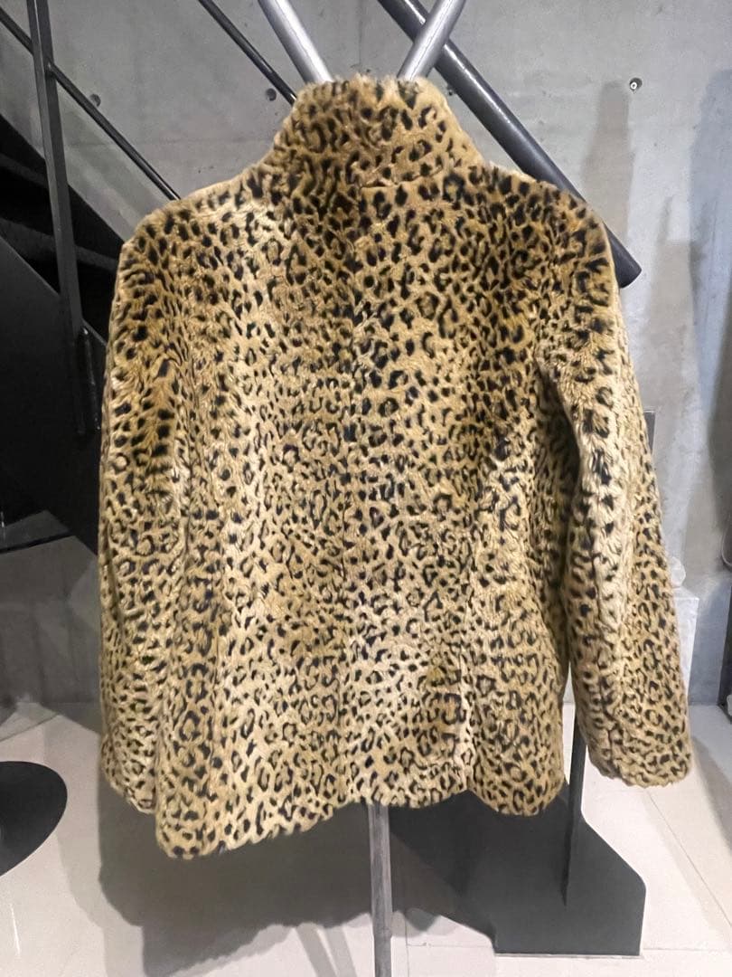 ビンテージ WHITE STAG レオパード ボア ジャケット