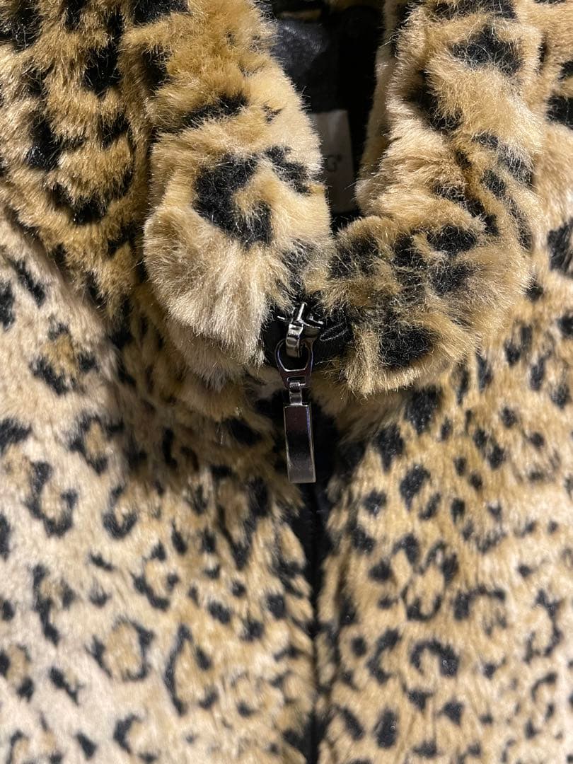 ビンテージ WHITE STAG レオパード ボア ジャケット