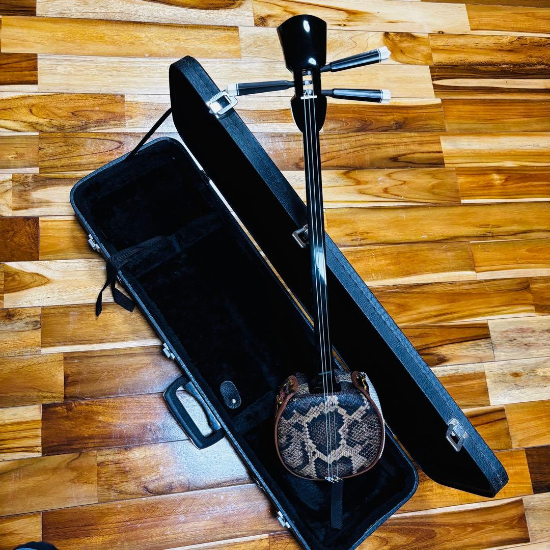 三線　沖縄伝統楽器　人工皮