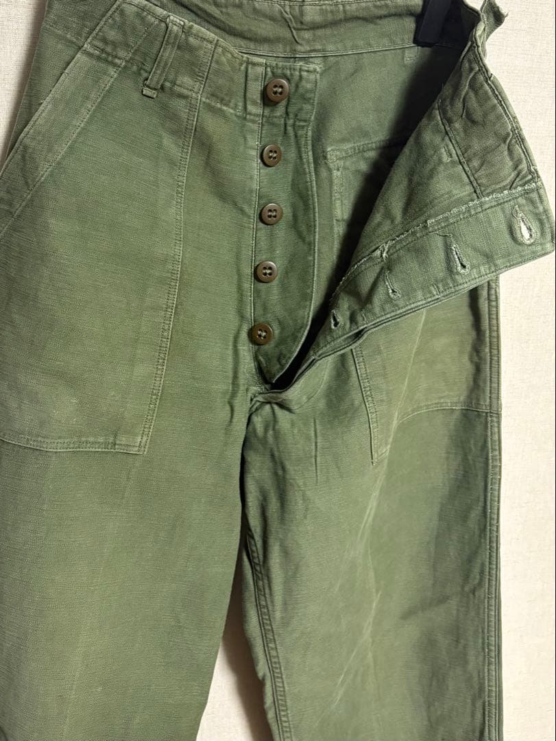 50s US ARMY OG-107 ベイカーパンツ 初期型　実物