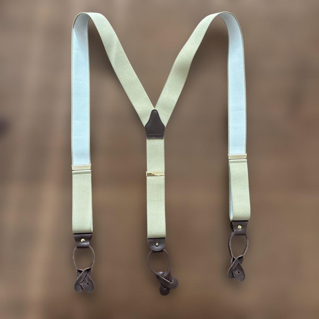  THURSTON クリーム サスペンダー