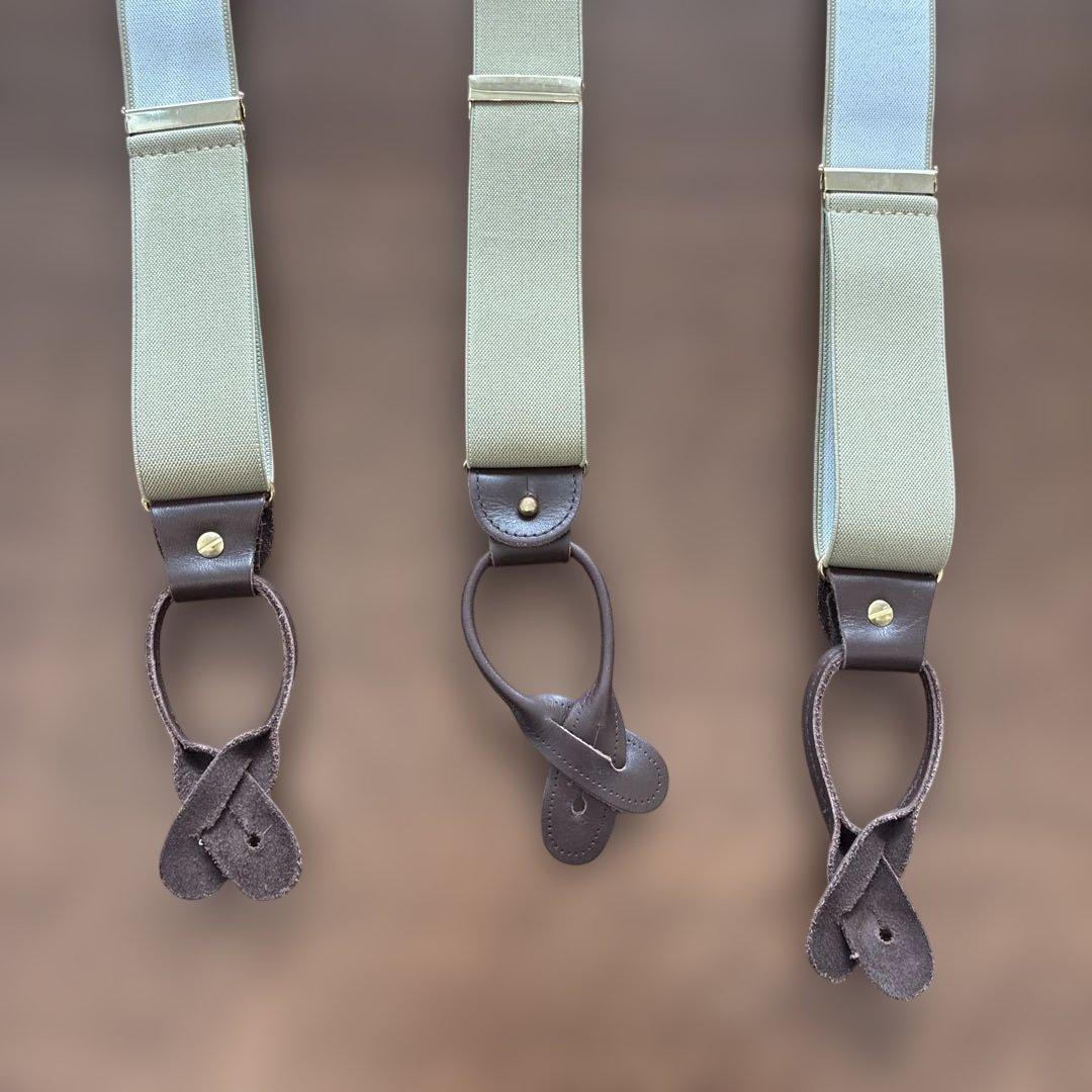  THURSTON クリーム サスペンダー