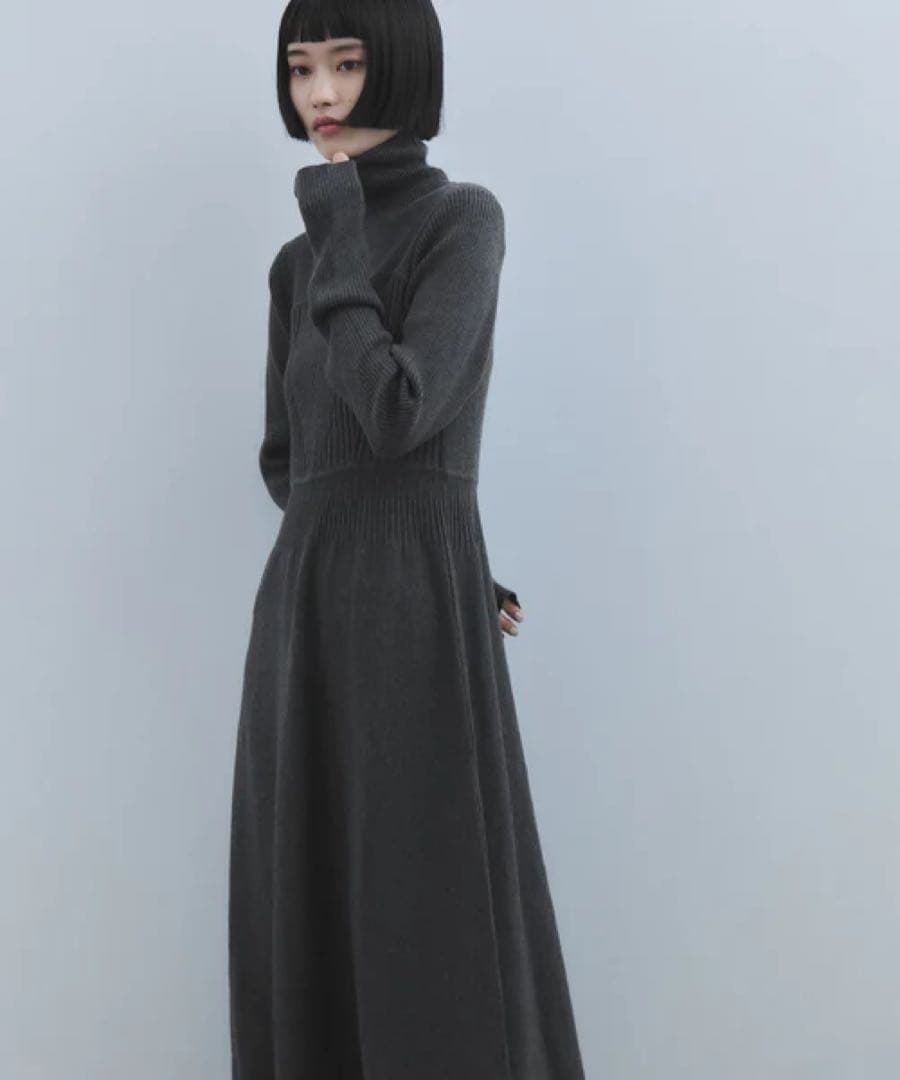 【大人気完売品】アダムエロペ MIXパターンニットワンピース