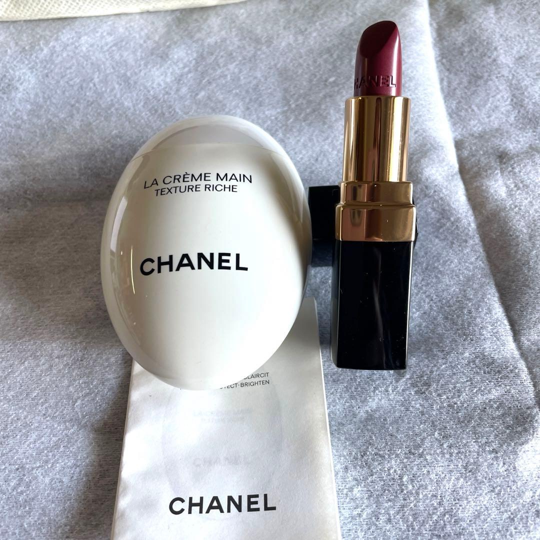 シャネルハンドクリーム&口紅