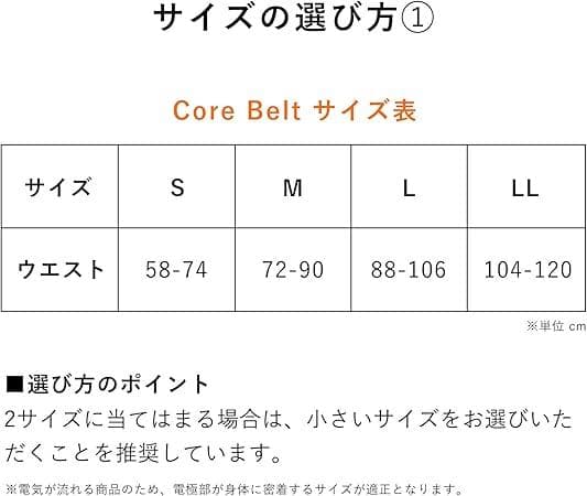 SIXPAD パワースーツ　コアベルト LL 【人気のブラック】