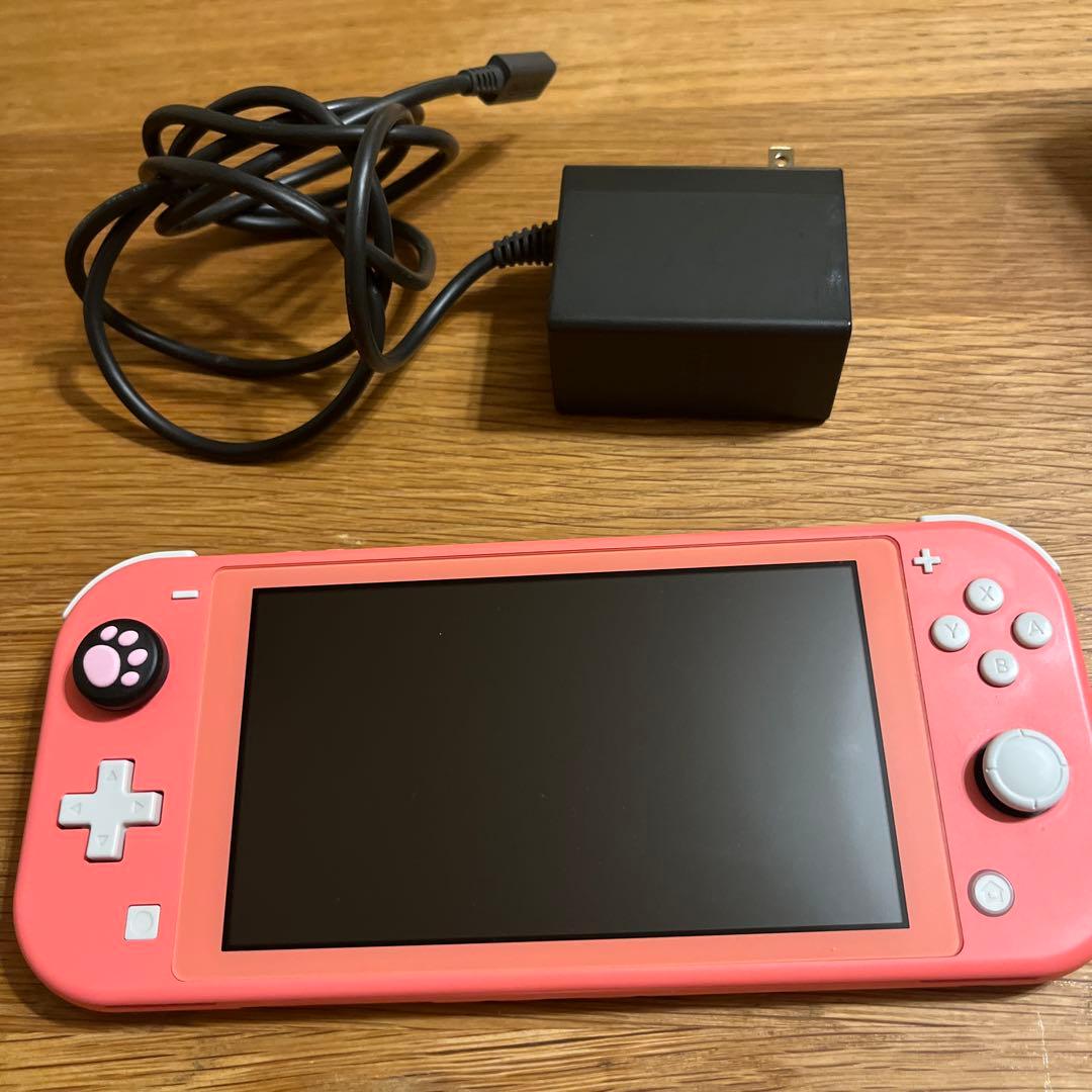 Nintendo Switch Lite コーラルピンク 本体 充電器