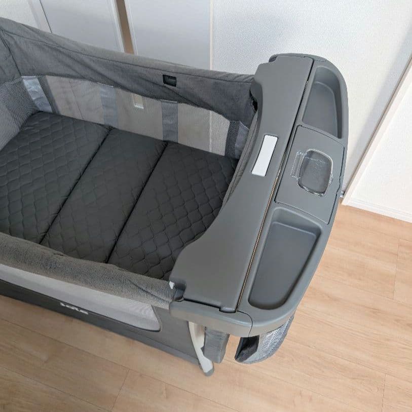 KATOJI JOIE プレイヤード イリュージョン ベビーベッド グレー