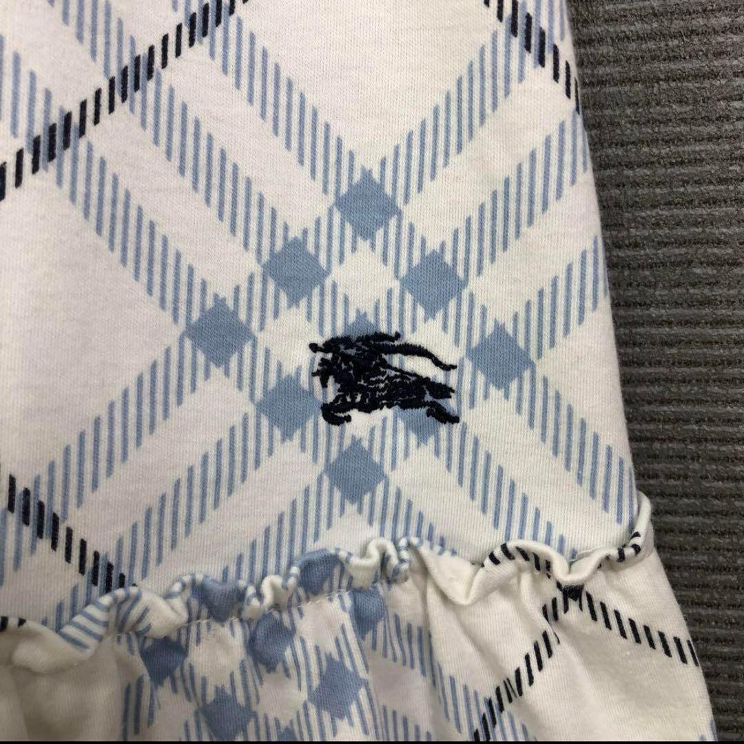 バーバリーブルーレーベル　キャミソール　ノースリーブ　チュニック　水色　38