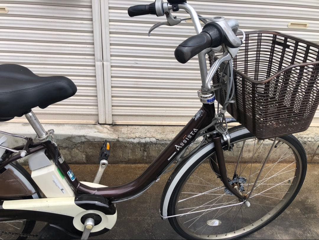 ブリヂストン新機種電動アシスト自転車アシスタ26インチブラウンアルミボディー