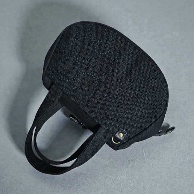 ぽってりボストンL ミナペルホネン×クヴァドラ タンバリンハリンダル 限定出品