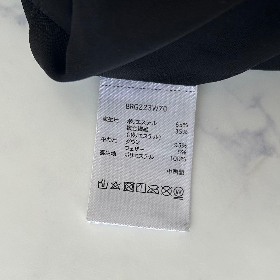 極美品 BRIEFING TAION 蓄熱 ダウンベスト タイオン 黒