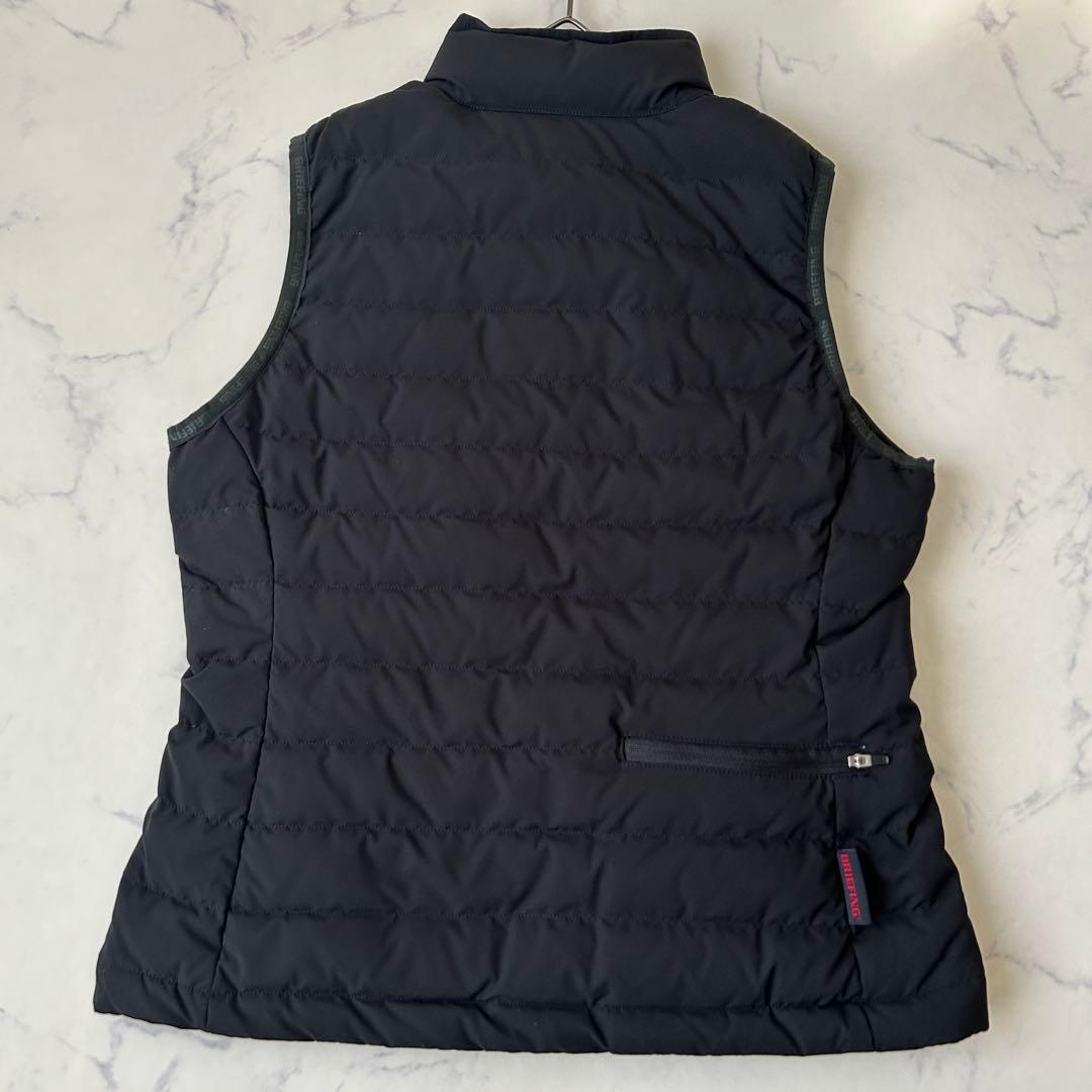 極美品 BRIEFING TAION 蓄熱 ダウンベスト タイオン 黒