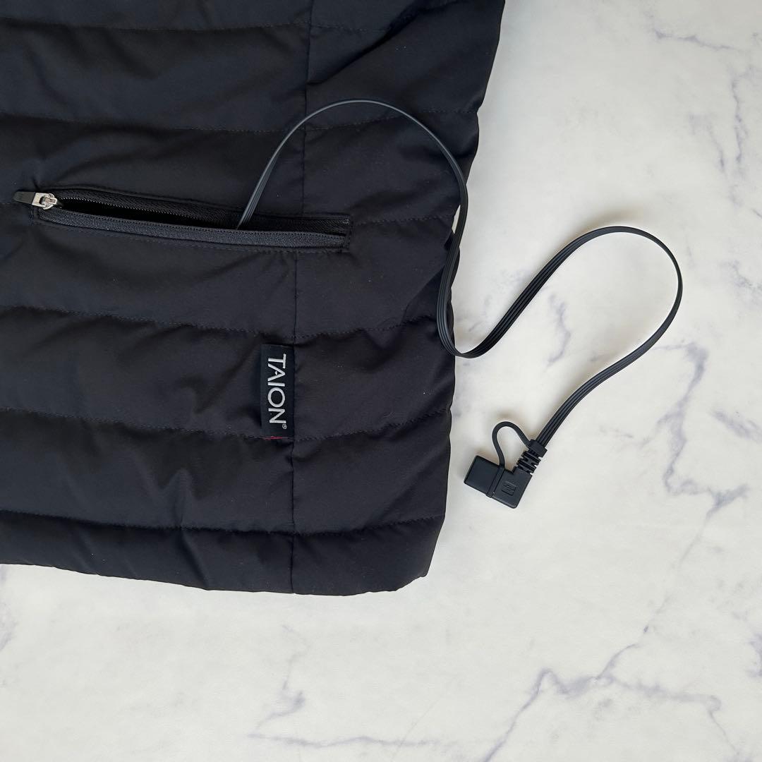 極美品 BRIEFING TAION 蓄熱 ダウンベスト タイオン 黒