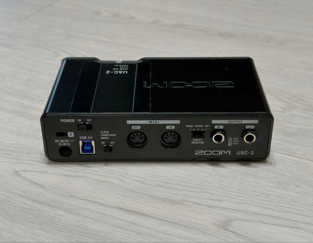 【美品】ZOOM UAC-2 オーディオインターフェイス