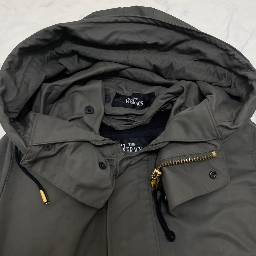 『ザ・リラクス』モッズコート ボアライナー取外し可 3way ダブルジップ