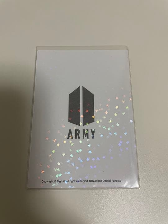 BTS V テヒョン テテ FC 継続特典 トレカ