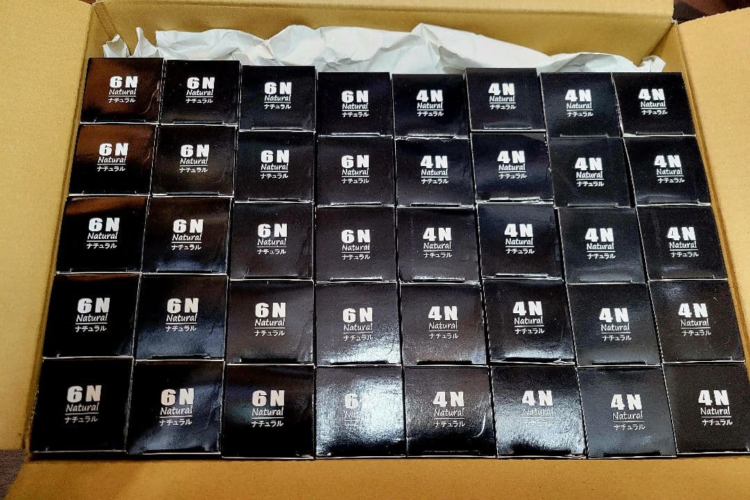 ラフェリーズ 6トーン&4トーン白髪染め黒染めカラー剤 40本セット