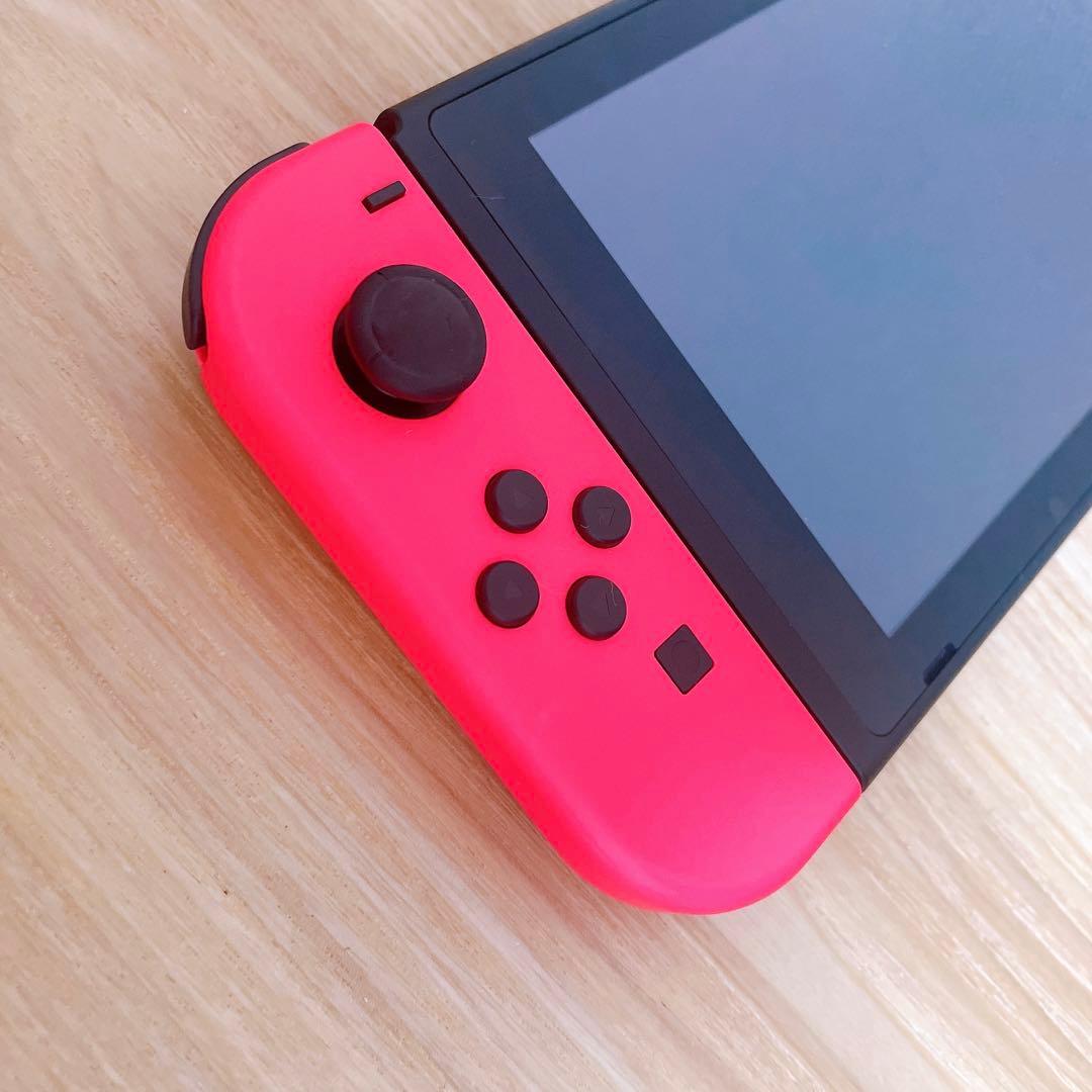 【未使用に近い】Switch 本体 ネオンパープル、ネオンピンク