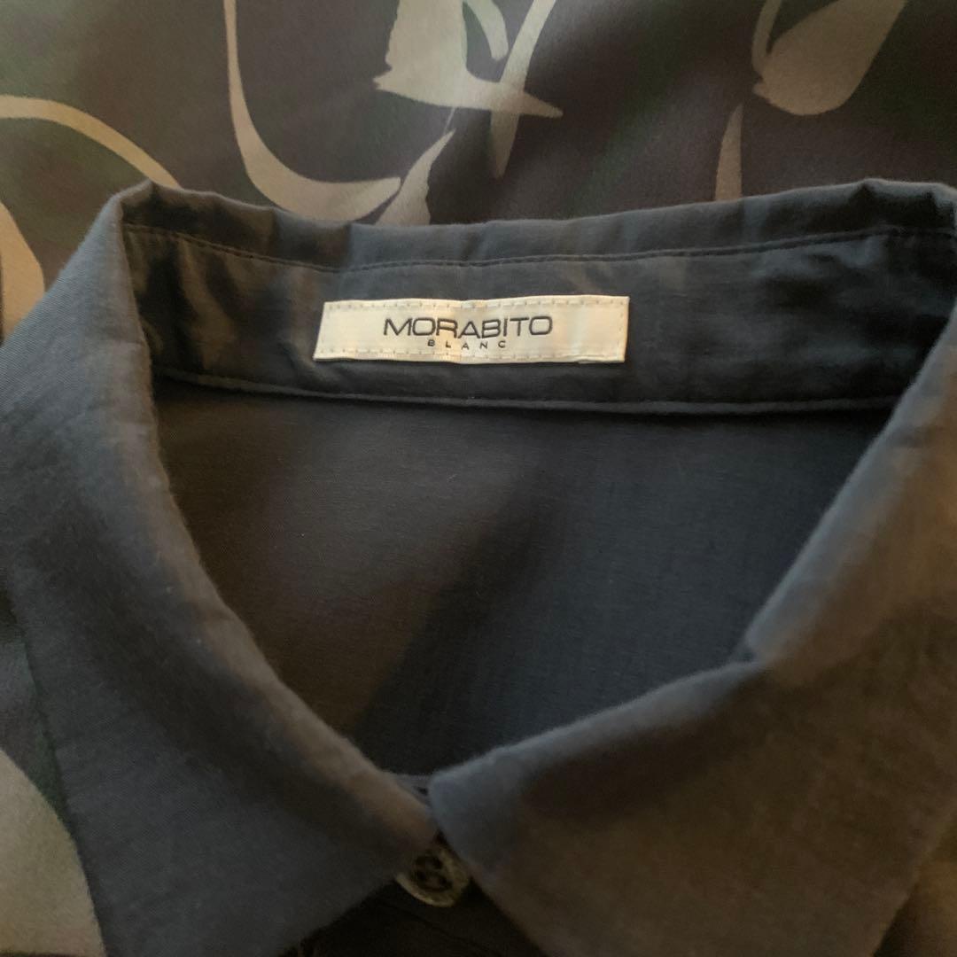 新品未使用　MORABITO モラビト　BLANC 　シャツワンピース