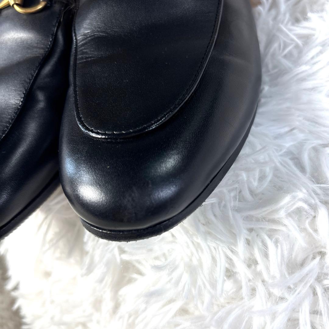 あ*ん様 GUCCI グッチ プリンスタウン ファー ローファーホースビット サ