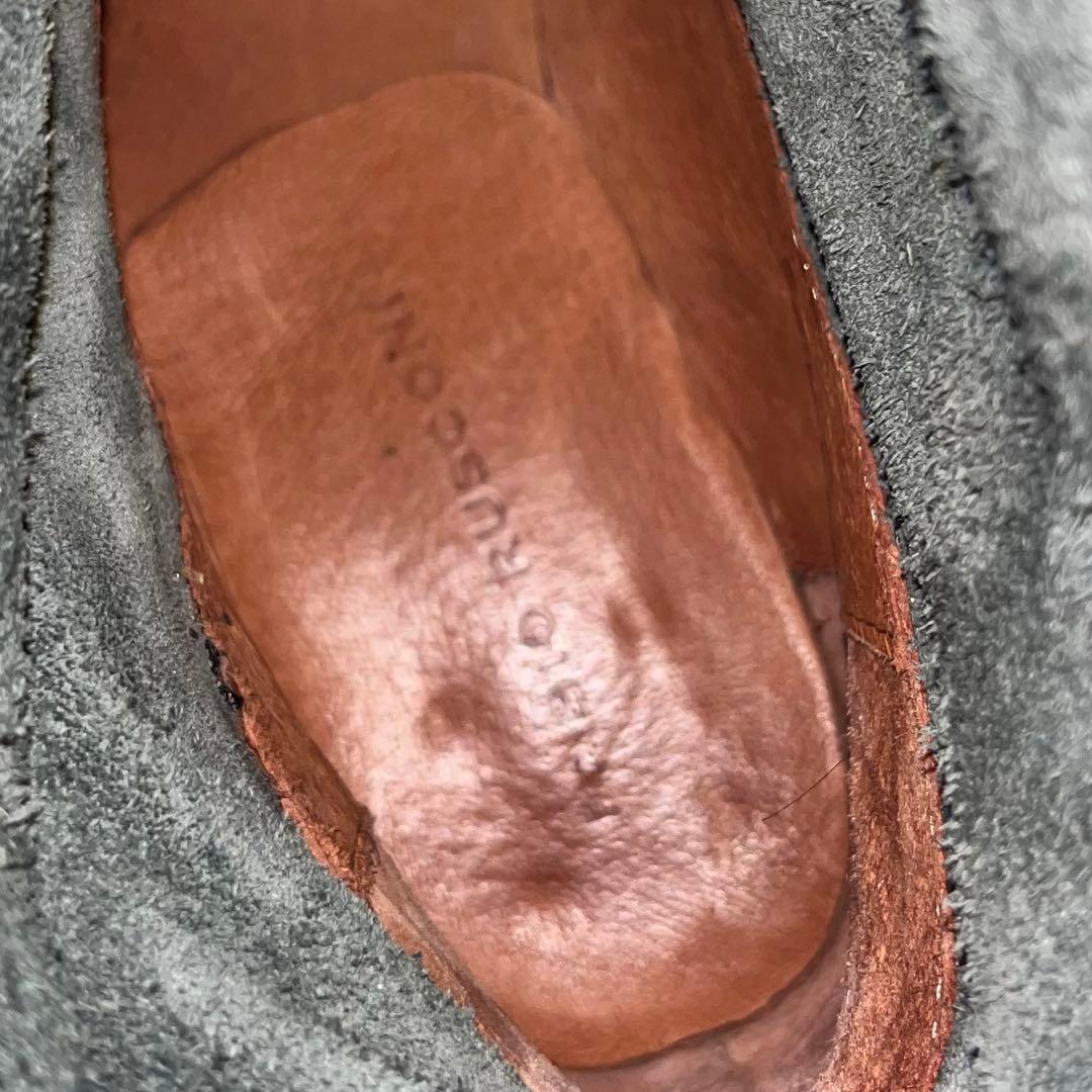 【はな】本革レザー ファビオルスコーニ エンジニアブーツ 24.0 黒